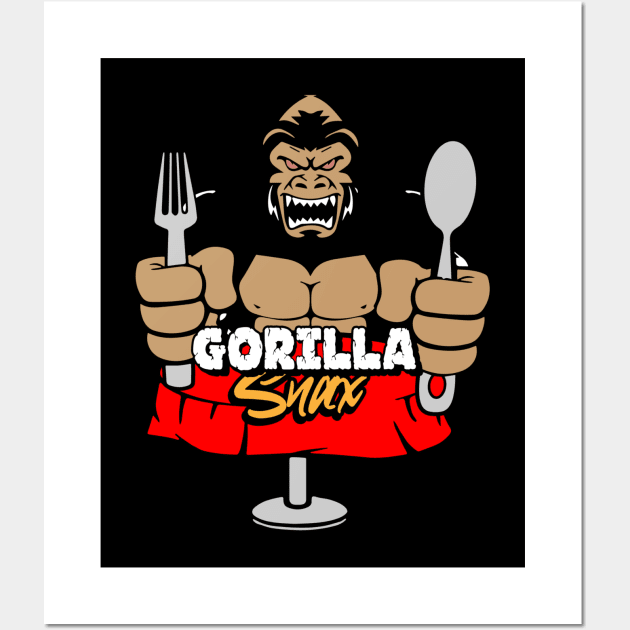 Gorilla Snax Wall Art by Banks Apparel